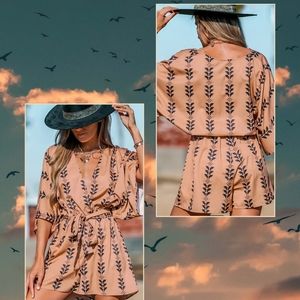 Beautiful one piece jumpsuit shorts. Small and Medium. Brand New 😎